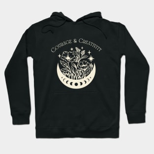 First Quarter Moon Courage and Curiosity Hoodie